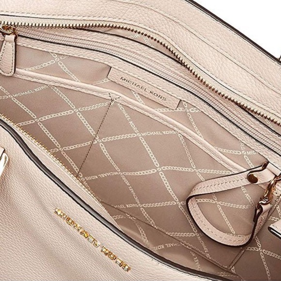 Micheal kore Soft Pink Aria large leather tote bag - Picture 3 of 4